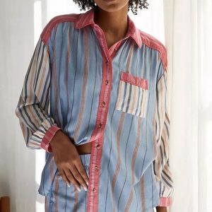 Anthropologie True Pajama Top - L